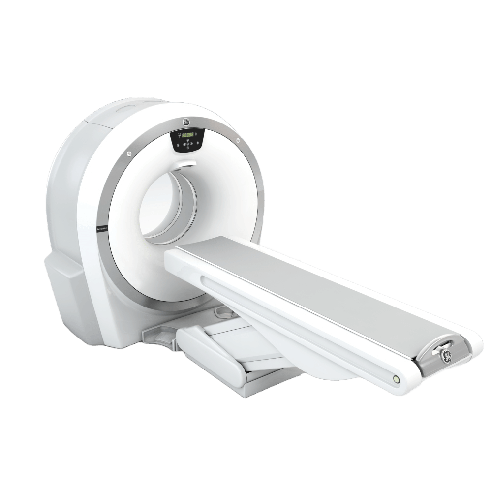 GE헬스케어 멀티슬라이스 Revolution® ACT CT 장비 쿼터뷰 사진