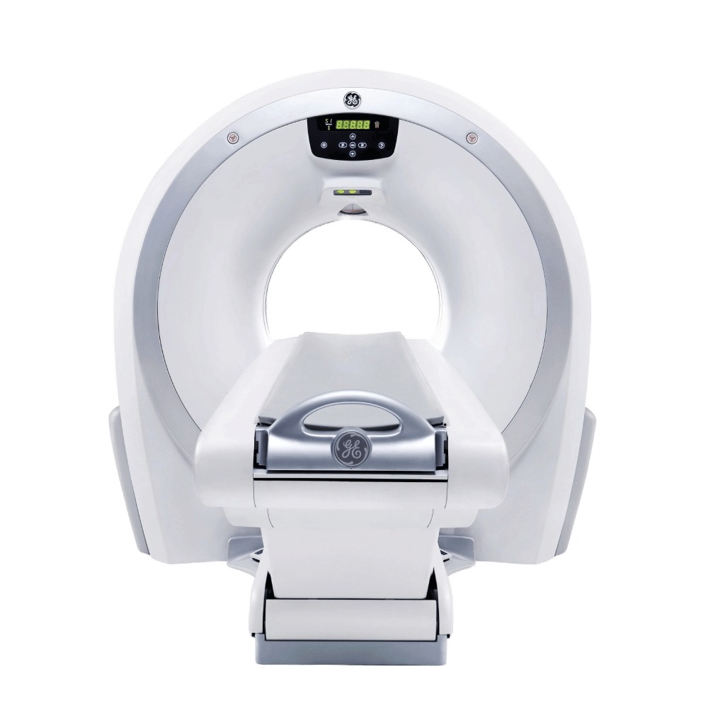 GE헬스케어 멀티슬라이스 Revolution® ACT CT 장비 정면 사진