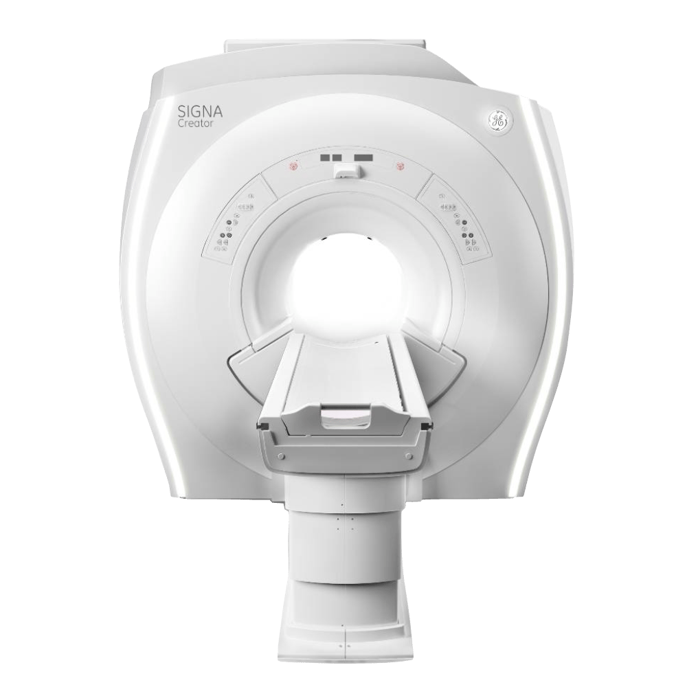 GE헬스케어 크리에이터 SIGNA™ Creator 1.5T MRI 장비 정면 사진